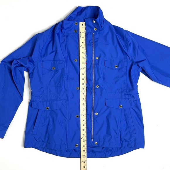 Peter Millar Element 4 Water Windbreaker in Royal Blue and Print Inside Size M - Picture 6 of 10